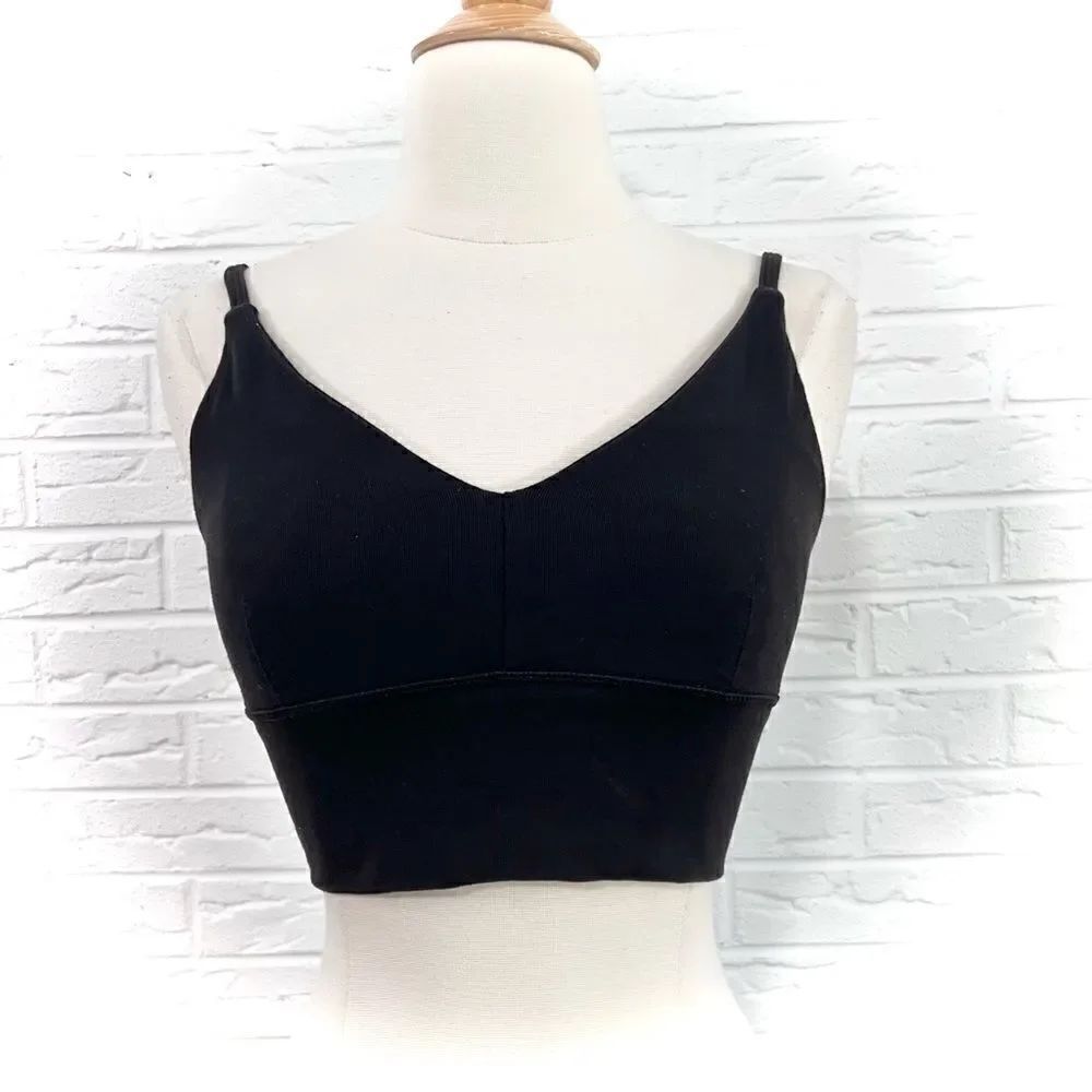 Lululemon Solo Bra Black Luon Size 4